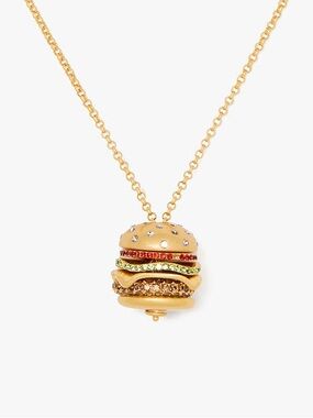 Kate Spade Fast Food Burger Pendant